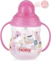 Nuby Sippyflex Clik-It Straw Cup W Handle & Cover 12M+ 1Pcs (10160)